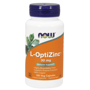 NOW_L-OptiZinc_30_mg_100_veg_capsules
